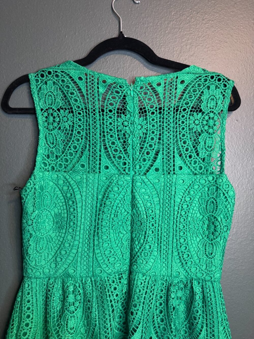 Kensie Sleeveless Floral Lace Fit & Flare Midi Dress - Picture 5 of 5